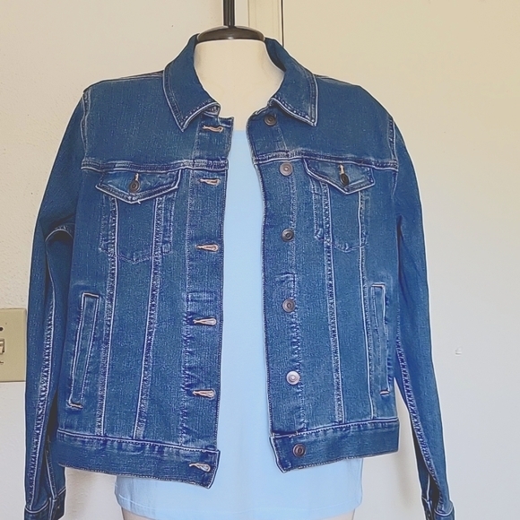 Time & Tru Denim Jeans Jacket - Picture 1 of 6